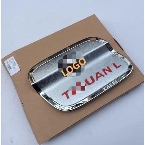 ABS plating fuel tank cover fit for 2017 Tiguan L protective refit decorative stickers