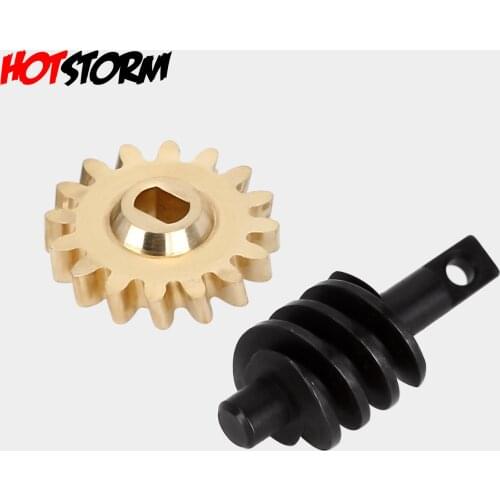 Brass Steel 16T Overdrive Differentials Axle Gear for 1/24 RC Crawler Car Axial SCX24 AXI90081 AXI00002 AXI00001 Upgrade Parts