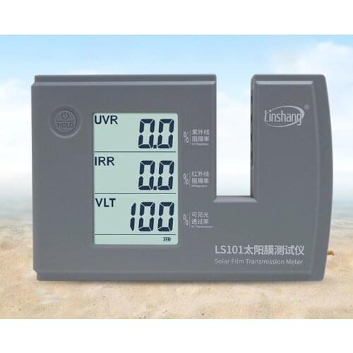 LS101 Window Tint Glass Solar Film Transmission Meter Ultraviolet Infrared Rejection Rate UVR IRR VLT Tester
