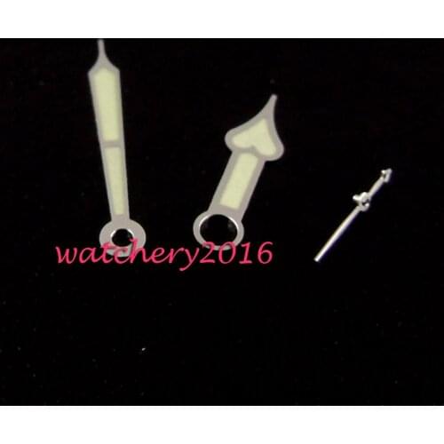 Fashionable green hands for UNITAS ETA 6497 6498 ST 3600 3620 movement watch hands