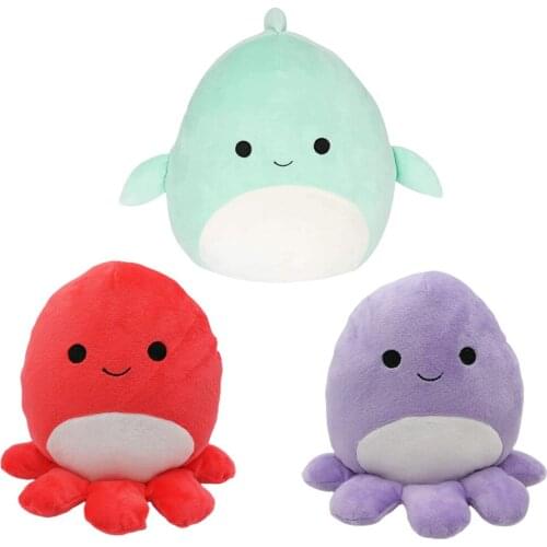 Shark shape Stuffed plush Toys soft Animals doll Pillow kids toys home office Cute Creative Decoration Gifts for Children Adults