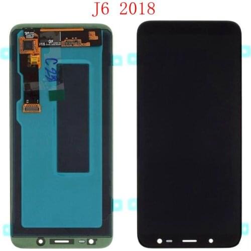 Oled version 2018 For Samsung Galaxy J6 2018 J600 J600F J600Y Lcd screen Display+touch Glass Full Can adjust brightness