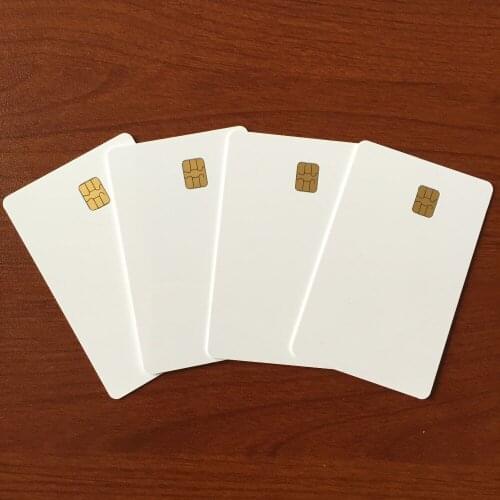 Wholesale r/w 5000pcs/lot Fudan4442 PVC Contact smart card