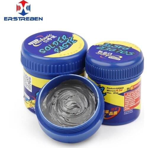 MECHANIC 158℃ Melting Point Original Soldering Tin Paste Welding Solder Flux Cream Sn62.6/Pb37 For Repair BGA CPU Rework Tools