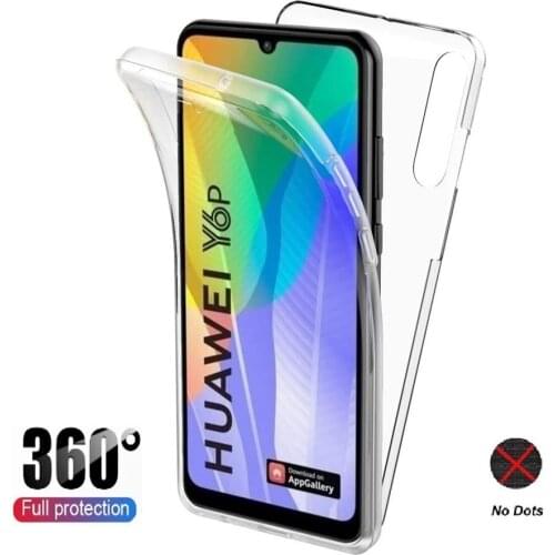 360 Full Body Clear Case For Huawei Y5P Y6P Y7P Y8P 2020 Capa Shockproof Cover For Huawei Y6S Y9S Y5 Y7 Prime 2019 Double Fundas