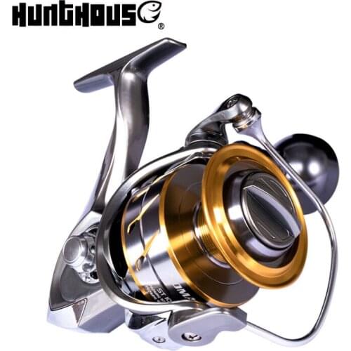 HuntHouse jigging fishing reel full metal spinning reel Saltist SW3000- SW10000 Jigging Spinning trolling reel 10BB Alloy 20kg