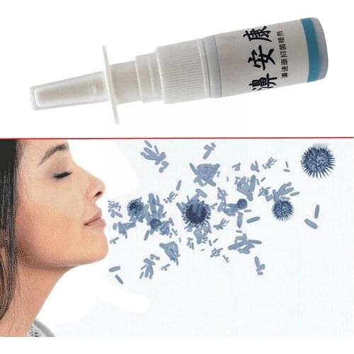 10ML Natural Herbal Medicine Rhinitis Nose Spray Chronic Herbal Sinusitis Rhinitis Nasal Care For Nose Treatment Drops Heal I8H4