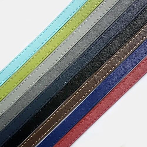 1 Meter Multi-color Tone Margin Sewing Cords 10*2mm Flat Leather For Fashion Bracelet Makings Rope DIY Fashion Jewelry Findings