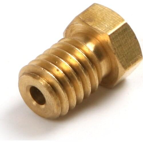 2pcs/set Brass Gold Tone Nozzle 0.2x1.75mm 0.3x1.75mm Part Copper Filament M6 Threaded Brass 3D Printers Part