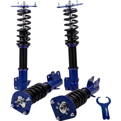 4pc/set Coilover Strut Shock Suspension For Dodge Neon SRT-4 2.4L 2003 2004 2005 Blue