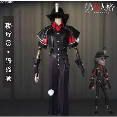 Anime! Identity V Norton Campbell Prospector Vagrant Game Suit Uniform Halloween Carnival Party Outfit For Women/Men 2021 NEW
