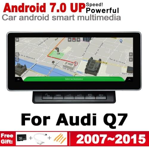 10.25" HD Screen Stereo Android 7.0 up Car GPS Navi Map For Audi Q7 4L 2007~2015 MMI Original Style Multimedia Player Auto WIFI