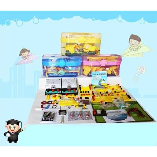 Free shipping Junior high school electrical physics experiment box mini-lab science laboratory equipment