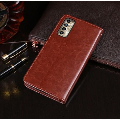 For Tecno Camon 17 Case Flip Wallet Business Leather Fundas Case For Tecno Camon 17P Cover Capa with Card Holder Accessories