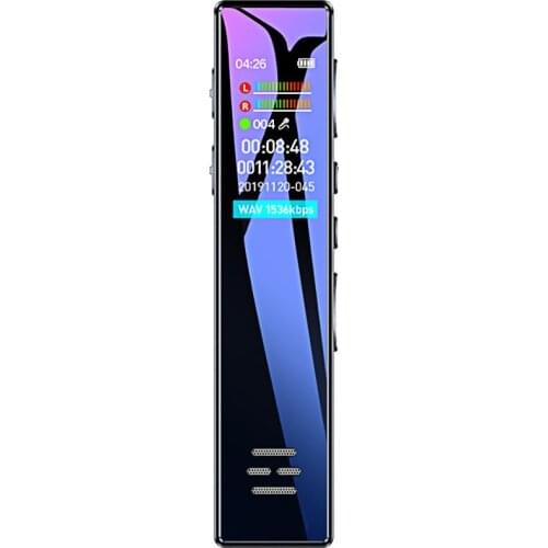 32gb Digital Voice Recorder Audio Recorder Intelligent Noise Reduction Dictaphone Three-Segment Sensitive Microphone Recorder