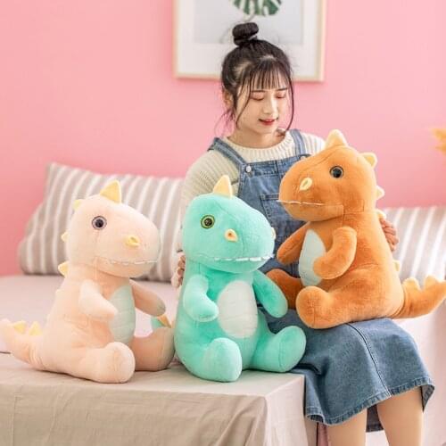 Dinosaur Plush Toy 3 Colors Stuffed Soft Animals Dinosaur Pillow Cute Dinosaur Soft Doll Kids Toys Birthday Gift For Boys Girls