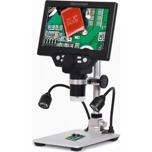 600X USB electronic microscope lcd digital video microscope camera 4.3 inch HD OLED Endoscope magnifying Camera +LED lights