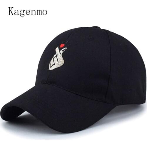 Kagenmo unisex cartoon leisure baseball cap male female finger relaxed sunhat golf hats riding shade breathable viosr