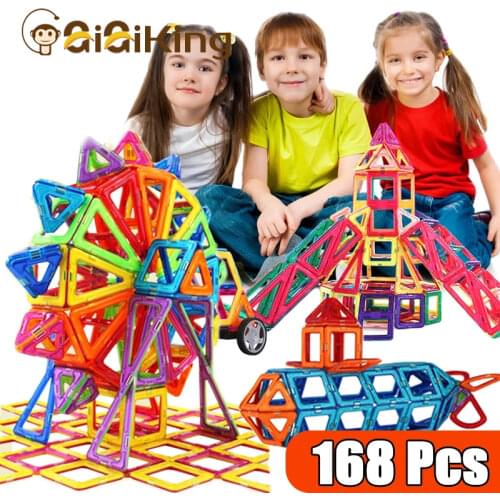 Big Size Magnetic Designer Magnet Building Blocks Accessories Educational constructor Toys For Children