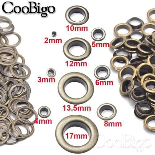Metal Eyelets Grommets Camping Tent Awnings Auto Canvas Cover Sheet Farm Shelter Tent Canopy Outdoor Boots 50 Sets Antique Brass