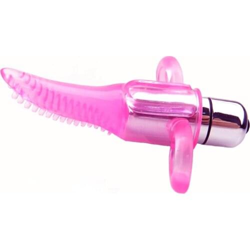 Mini Finger Vibrator Mouth Tongue Vibrating Mastubrator Nipple Labia Clitoris Orgasm Stimulation Massager Sex Toys for Woman Man