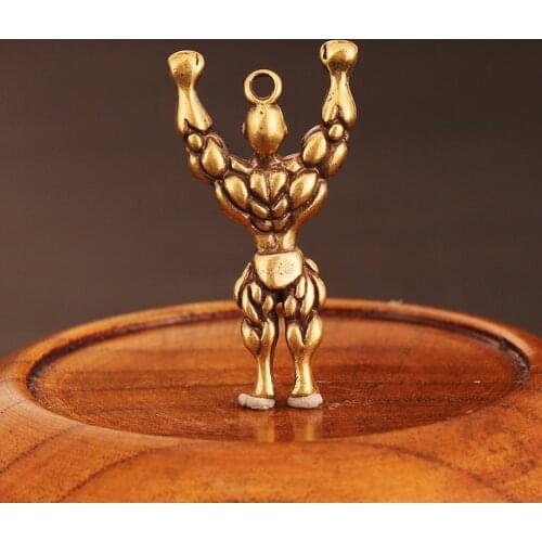 Muscle Builder Bodybuilding Fitness status carving Pendant sculpture Vintage Male Active Restock requests: 0