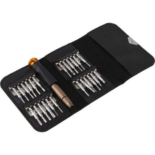 25 in 1 For iPhone Cellphone Tablet PC Repair Screwdriver Set Torx Herramientas Ferramentas Screwdriver Wallet Set Repair Tools