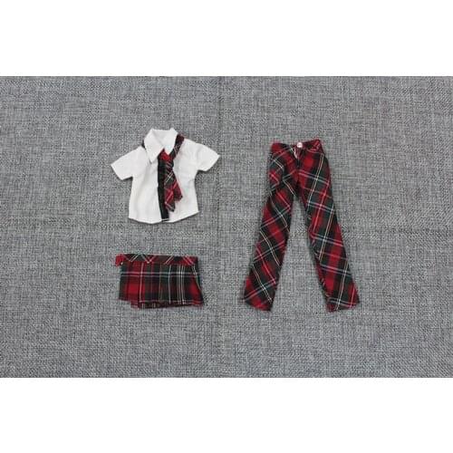 Blygirl Blyth doll clothes punk clothing shirts pants skirts were three