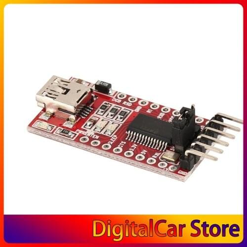 FT232RL FTDI USB to TTL Serial Adapter Module for Arduino FT232 Mini Port Support 3.3V 5V Compatibility Download Line