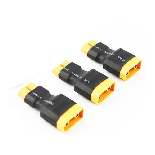 1Pcs Amass XT60 Female To XT90 Male Plug Connector With Sheath For RC Lipo Battery Multicopter Quadcopter Airplane
