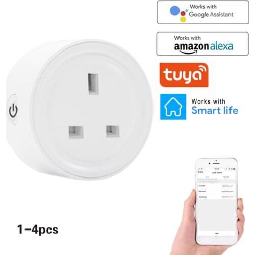 10A EU UK WiFi Smart Plug Socket With Power Energy Monitor 10A US Plug SmartLife APP Voice Control Works With Alexa Google Home