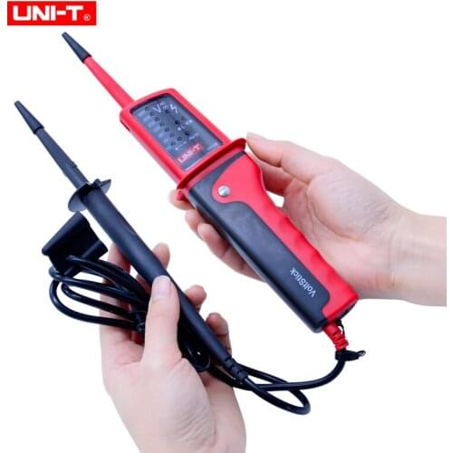 UNI-T UT15B Waterproof Type Voltage Tester 24V~690V Auto Range Phase Rotation LED AC/DC Voltage Indication Polarity Detection