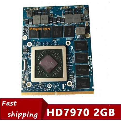 Radeon HD7970 HD7970M GDDR5 2GB 216-0836036 Video Graphics Card For Dell Alienware M17X M18X R1 R2 M6600 M6700 100% Test