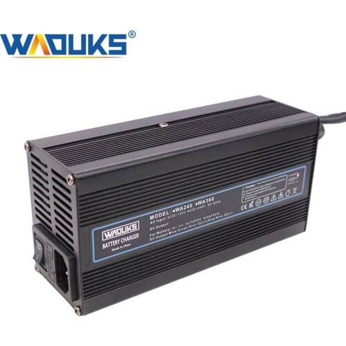 54.6V 7A Li-ion Lipo Battery Charger For 13S 48V Li-ion Lipo Battery Pack Charger Output DC Input 100-240V