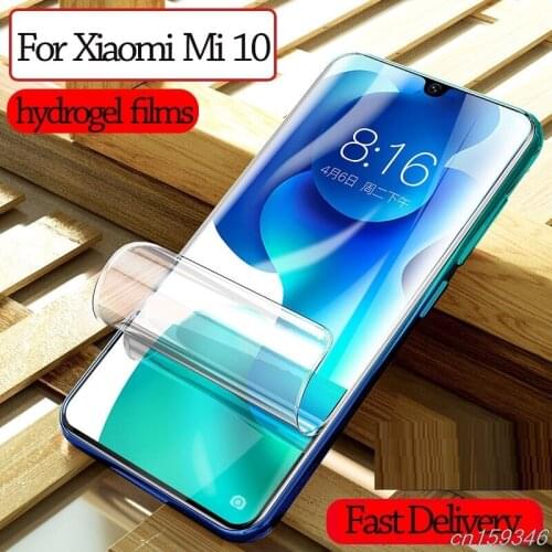 Protective For Xiaomi Mi 9 8 10 Lite Screen Protector Xiaomi Mi 9 8 SE 9T CC9 CC9E Play F1 Hydrogel Film Not Glass