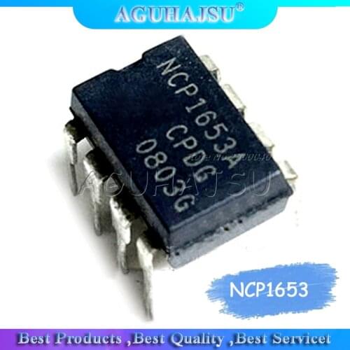 10pcs/lot NCP1653 NCP1653A DIP-8