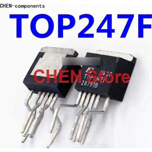 10pcs Original TOP247FN TOP247F power management chip IC straight plug TO-262