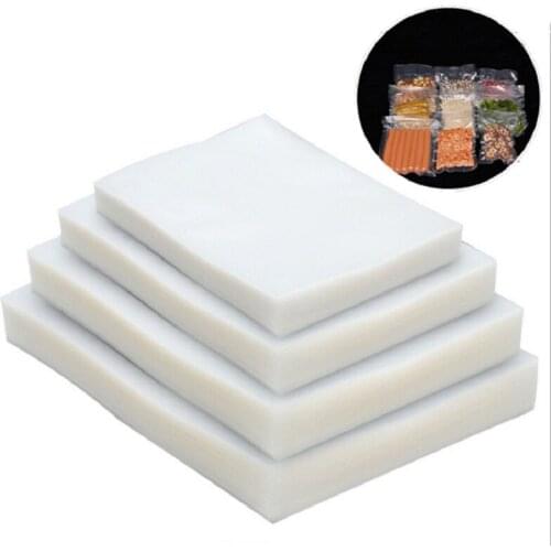 100PCS/lot Vacuum sealer package bag for Vacuum sealing machine for Food Saving Storage Bag Kitchen Food Keep Fresh Packaging