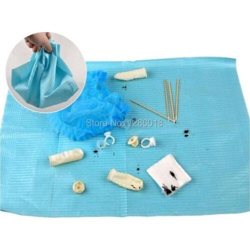 125pcs/lot Disposable Clean Pad Waterproof Tablecloths Mat Underpad Hygiene Personal Medical Tattoo table 45*33cm Random Color