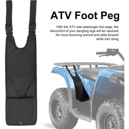2Pcs ATV Rear Passenger Foot Pegs Adjustable Foldable Footrest Non Slip Foot Support Pads Universal For Snowmobile Motorcycle 30