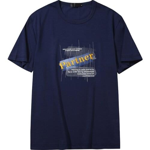 2021 Summer Men T-shirt Fashion Cotton Print T Shirt Top Streetwear Casual Man Tshirts Short Sleeve Classic O-neck Plus Size 6XL