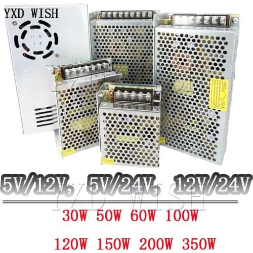 30W 50W 60W 100W 200W 350W Double Output Switching Power Supply 5V 12V, 5V 24V, 12V 24V Power Supply Transformer AC DC Converter