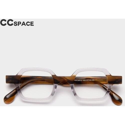 49804 Retro Polygon Optical Acetate Frames Retro Men Women Fashion Computer Glasses