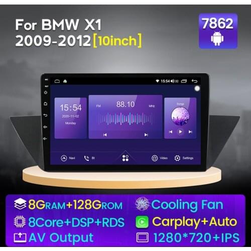 6G+128G QLED 5G WIFI Android 10 2Din Radio For BMW X1 E84 2009~2015 iDrive Car Stereo Audio Multimedia Player GPS Navigation E84