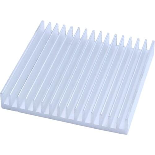 Silver Tone Aluminum Radiator Heat Sink Heatsink 90mm x 90mm x 15mm