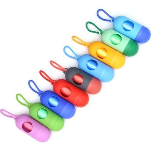 Biodegradable Dog Poop Bags Dispenser Pet Dog Pooper Scooper Bag For Cat Carrier Case Dog Cleaning Waste Poop Bags Holder