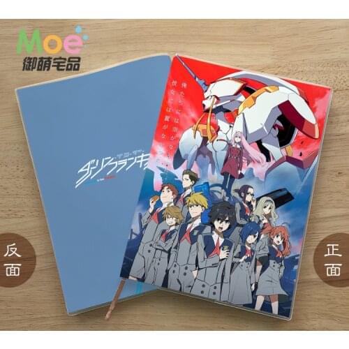Anime DARLING in the FRANXX Figure Student Writing Paper Notebook Delicate Eye Protection Notepad Diary Memo Gift