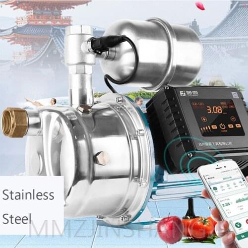220V Stainless Steel Household Booster Pump Automatic Booster Mute Self-Priming Pump Electric Intelligence