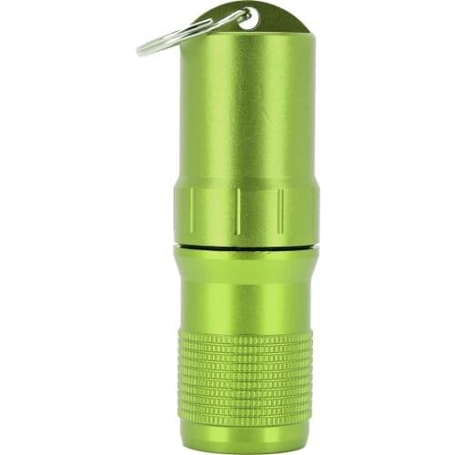 Outdoor Survival Bottle Airtight Seal Waterproof Pill Tablet Match Holder Case Portable Dry Box Container Mini Storage Organizer