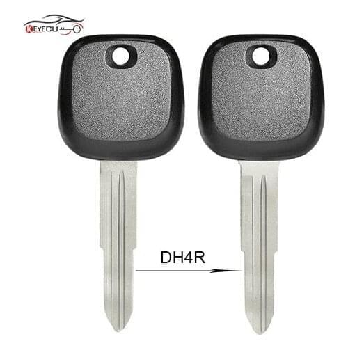 KEYECU 10PCS Transponder Key Shell Case for Daihatsu Charade Copen Cuore Feroza Sirion YRV DH4R DH5R Key Blade